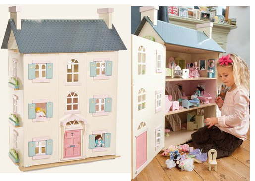 tall wooden dolls house